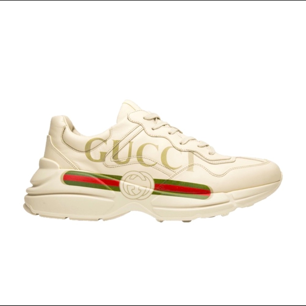 Gucci Women’s Rhyton Leather Sneaker size 38